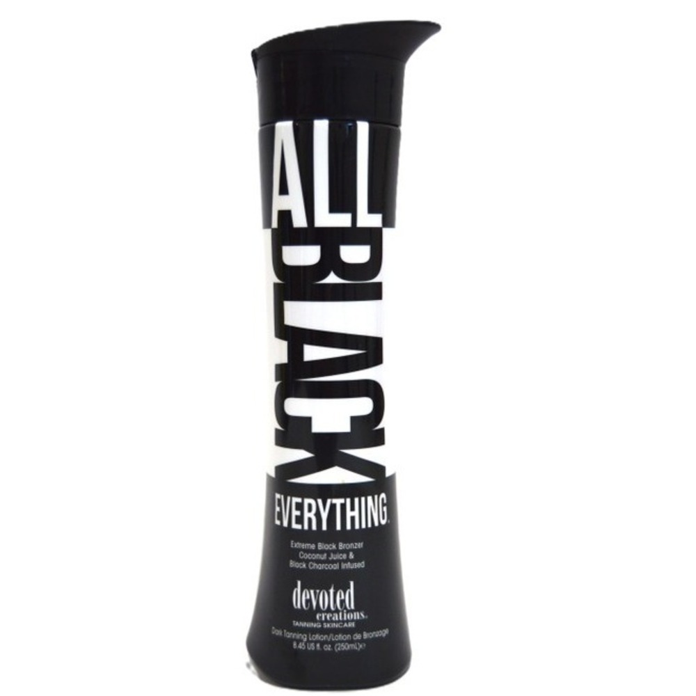 Devoted Creations ALL BLACK EVERYTHING Extreme Black Bronzer Tan Lotion 8.45oz
